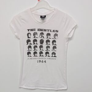 The Beatles 'A Hard Day's Night' White Tee